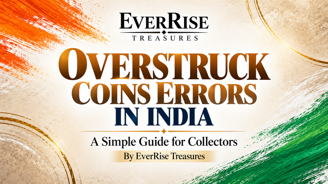 Overstruck Coins Errors in India: A Simple Guide for Collectors By EverRise Treasures