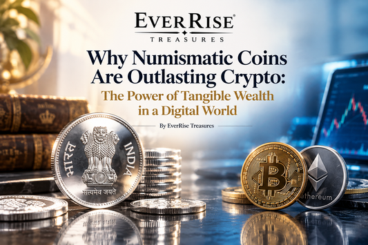 Numismatic Coins Vs Cryptocurrency - By EverRise Treasures